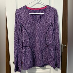 Athleta Purple Long Sleeve Top - Size Medium